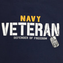 Load image into Gallery viewer, NAVY VETERAN DEFENDER T-SHIRT (NAVY) 1