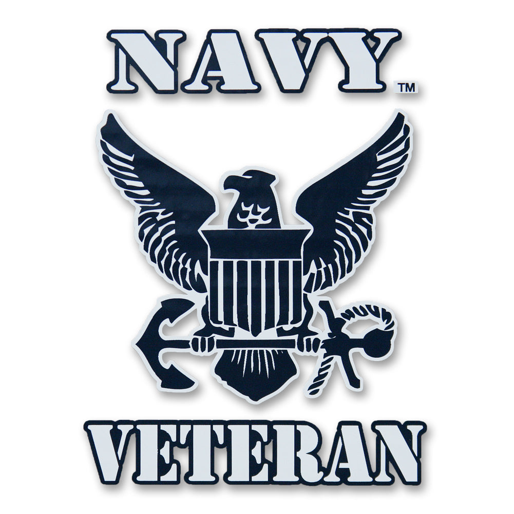 NAVY VETERAN LOGO DECAL 1