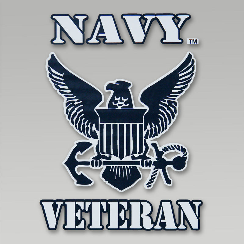 NAVY VETERAN LOGO DECAL