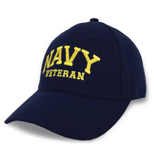 Load image into Gallery viewer, NAVY VETERAN TWILL HAT 3