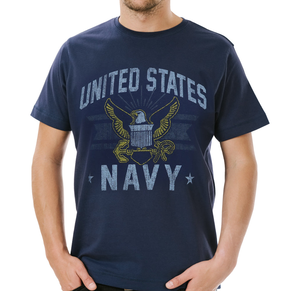 NAVY VINTAGE BASIC T-SHIRT (NAVY) 3