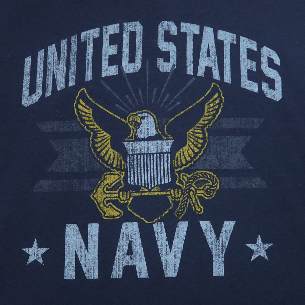 NAVY VINTAGE BASIC T-SHIRT (NAVY) 4