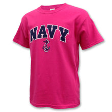 Load image into Gallery viewer, NAVY YOUTH ARCH ANCHOR T (PINK) 1