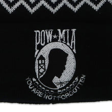 Load image into Gallery viewer, POW MIA WATCH CAP (BLACK) 2