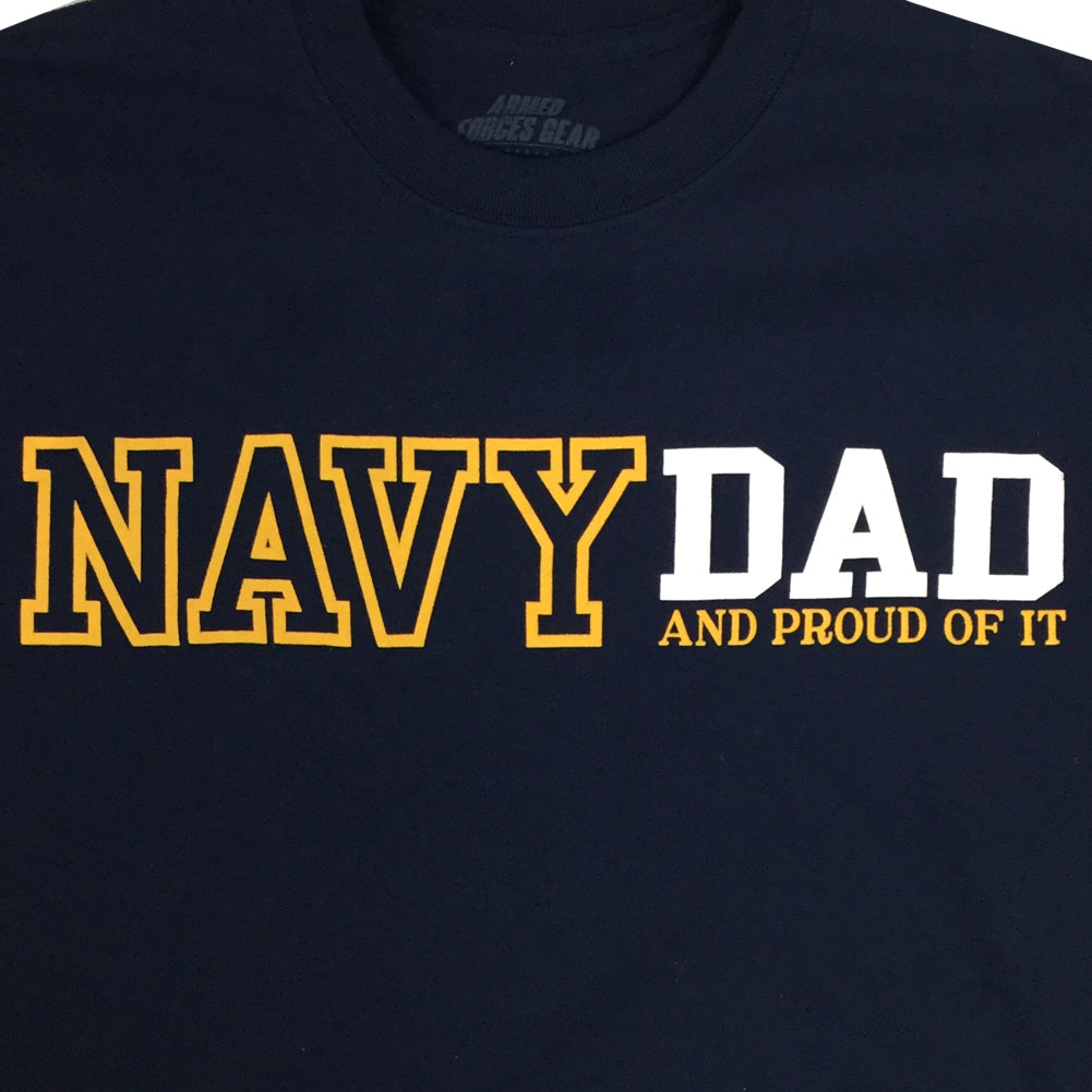 PROUD NAVY DAD T-SHIRT (NAVY) 2