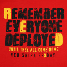 Load image into Gallery viewer, REMEMBER EVERYONE DEPLOYED T-SHIRT (RED) 1