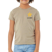 Load image into Gallery viewer, Army Left Chest Youth T-Shirt