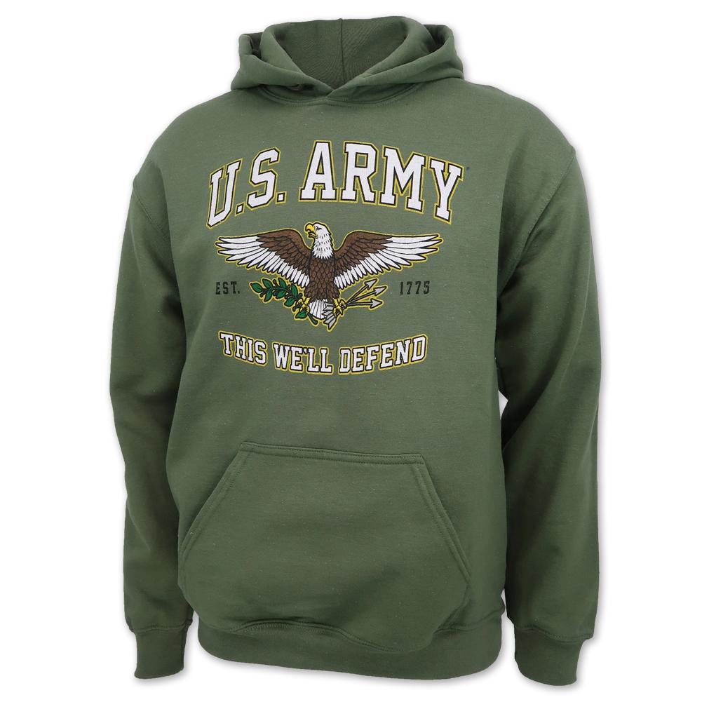 U.S. ARMY THIS WE'LL DEFEND HOOD (OD GREEN) 1