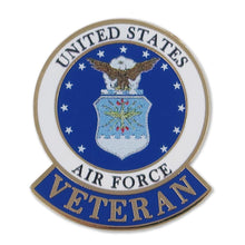 Load image into Gallery viewer, UNITED STATES AIR FORCE VETERAN LAPEL PIN