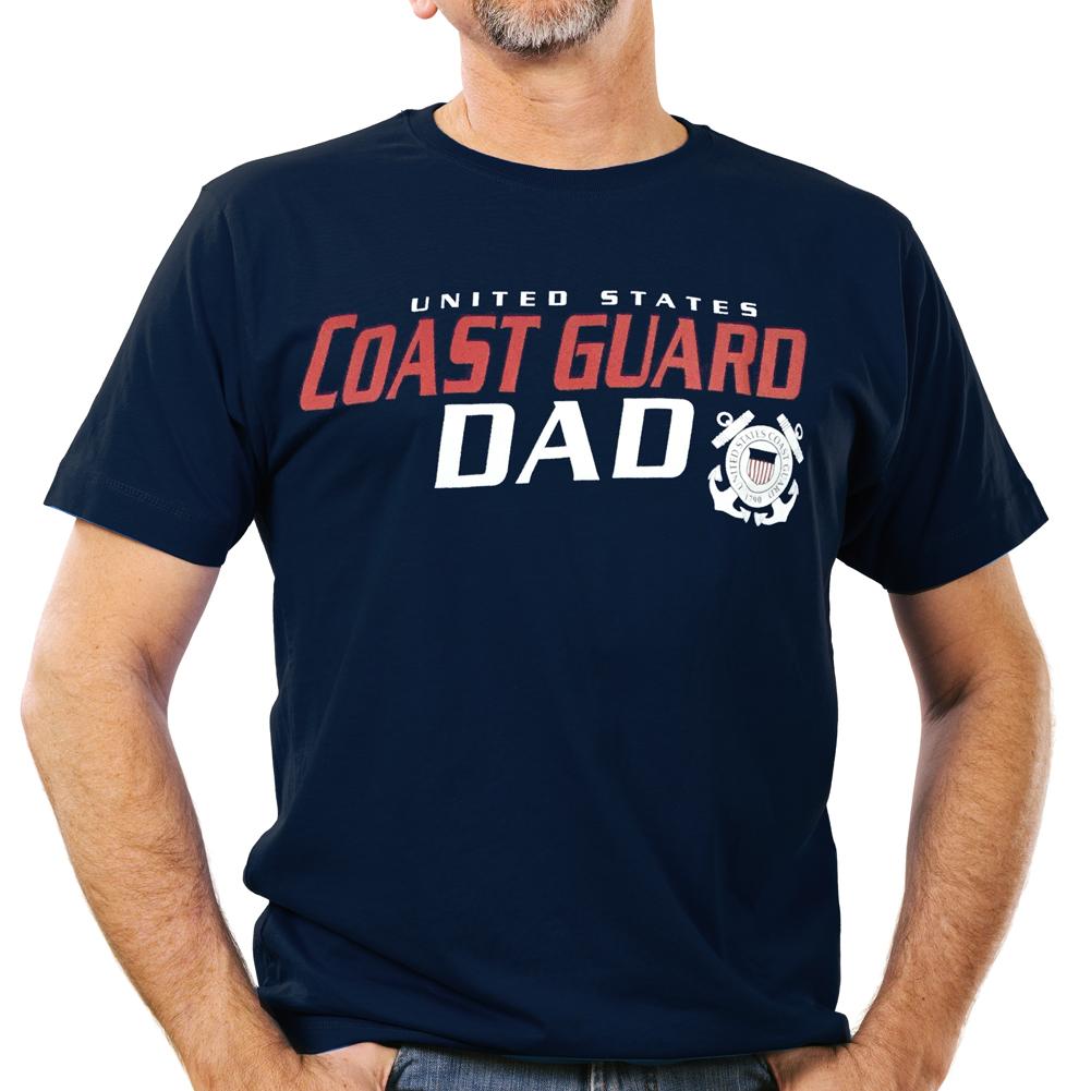 UNITED STATES COAST GUARD DAD T-SHIRT (NAVY) 5