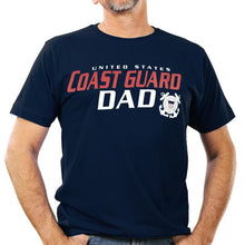 Load image into Gallery viewer, UNITED STATES COAST GUARD DAD T-SHIRT (NAVY) 5