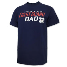 Load image into Gallery viewer, UNITED STATES COAST GUARD DAD T-SHIRT (NAVY) 4