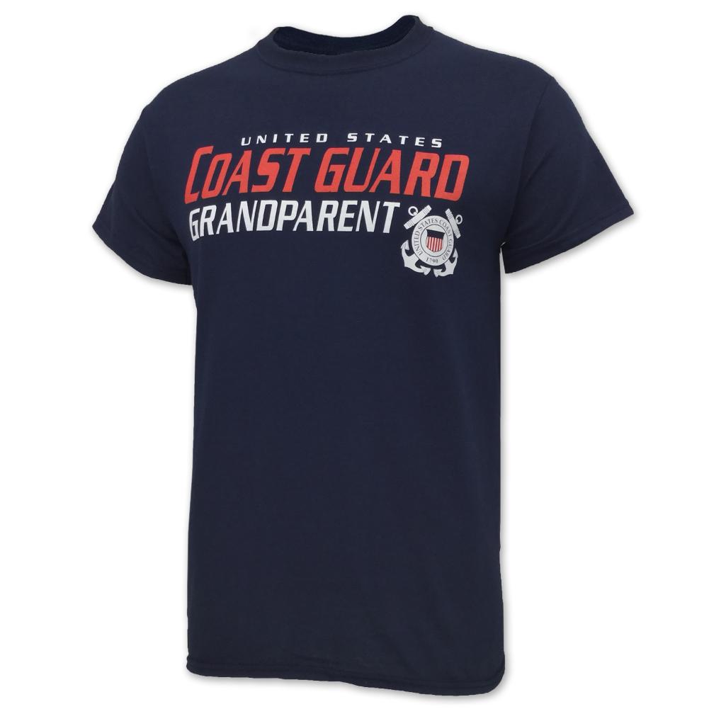 UNITED STATES COAST GUARD GRANDPARENT T-SHIRT (NAVY) 2