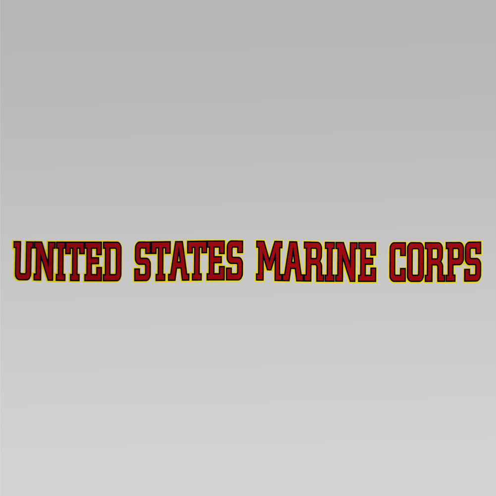 UNITED STATES MARINE CORPS STRIP DECAL