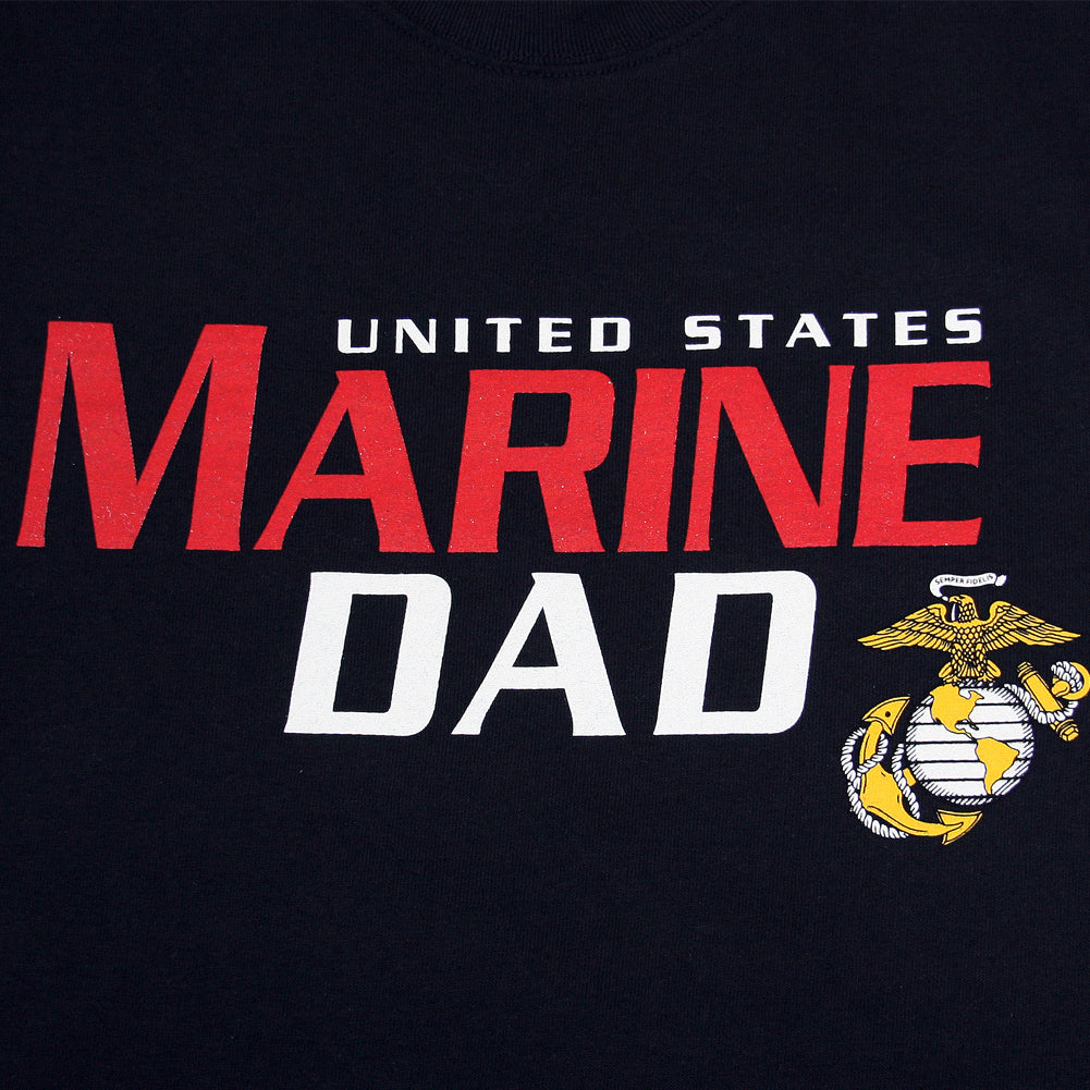 UNITED STATES MARINE DAD T-SHIRT (BLACK) 1