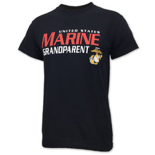 Load image into Gallery viewer, UNITED STATES MARINE GRANDPARENT T-SHIRT (BLACK) 2