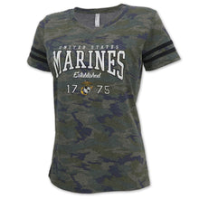 Load image into Gallery viewer, UNITED STATES MARINES LADIES CAMO T-SHIRT 1