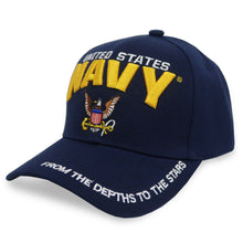 Load image into Gallery viewer, UNITED STATES NAVY BOLD TACTICS HAT (NAVY) 2