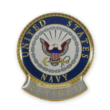 Load image into Gallery viewer, UNITED STATES NAVY RETIRED LAPEL PIN 2
