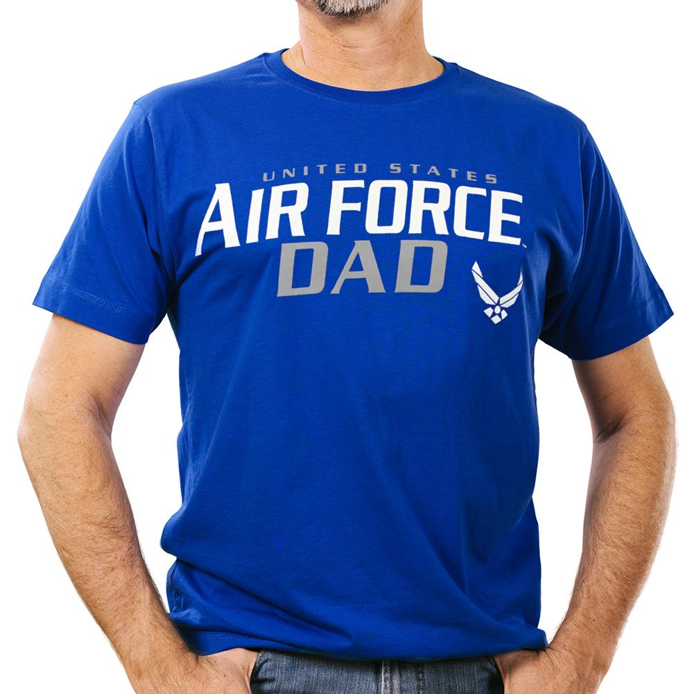 UNITED STATES AIR FORCE DAD T-SHIRT (ROYAL) 2