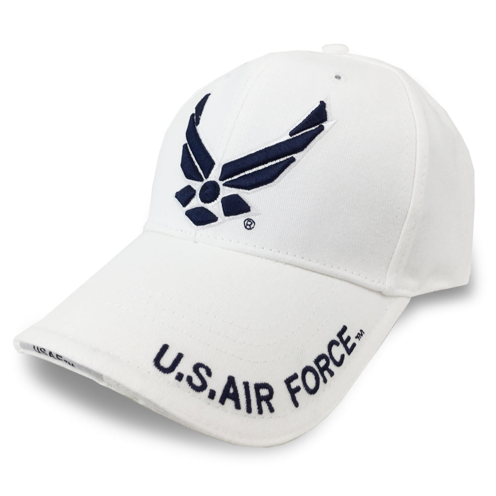 US AIR FORCE WINGS HAT WHITE 6