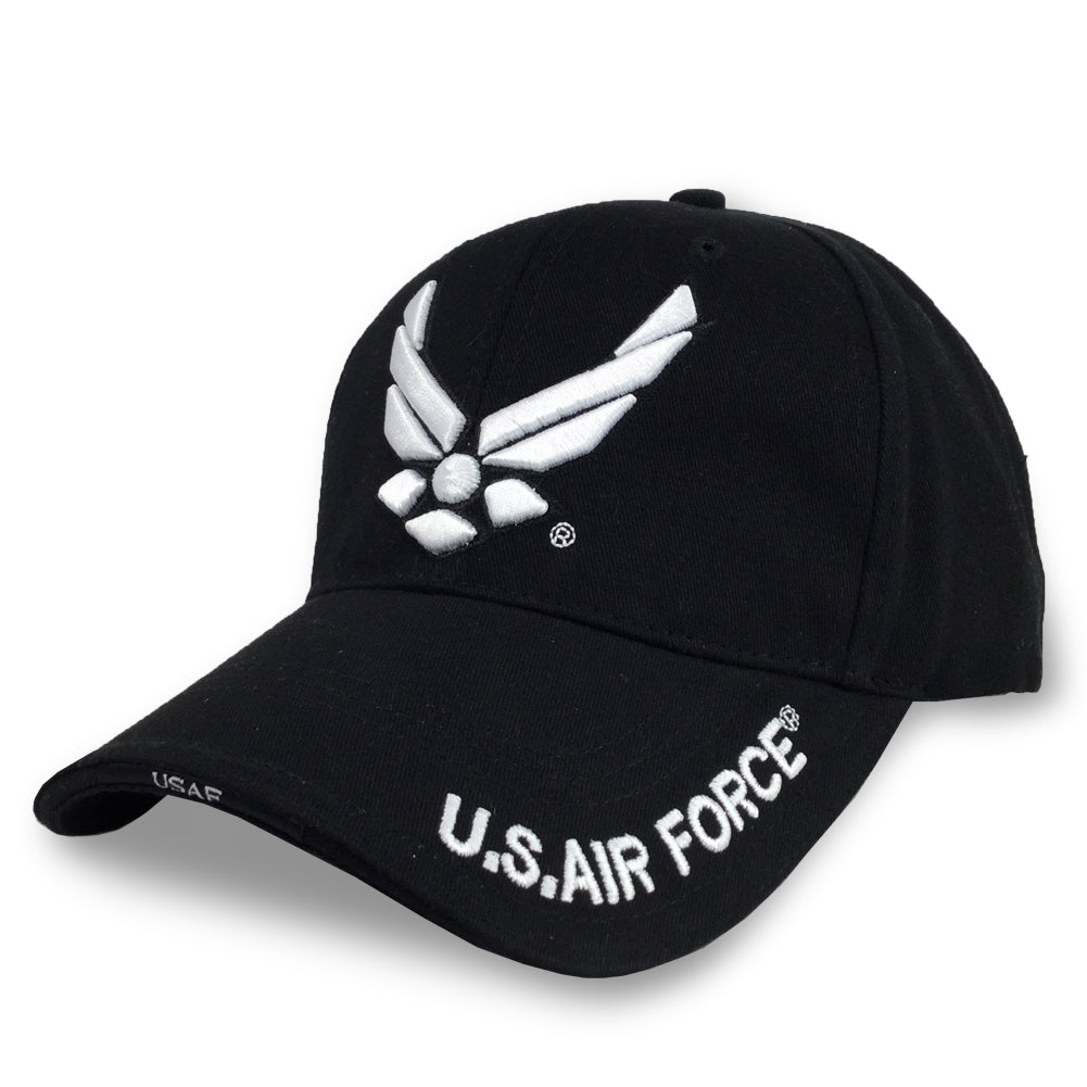 US AIRFORCE 3D HAT BLACK 3