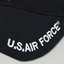 Load image into Gallery viewer, US AIRFORCE 3D HAT BLACK 1
