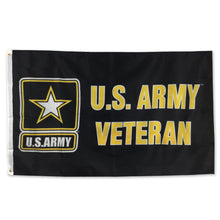 Load image into Gallery viewer, US ARMY VETERAN FLAG (3&#39;X 5&#39;)