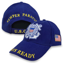 Load image into Gallery viewer, USCG LOGO HAT (BLUE) 6