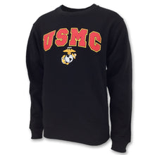 Load image into Gallery viewer, USMC Arch EGA Crewneck (Black)