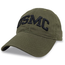 Load image into Gallery viewer, USMC ARCH TWILL HAT (OLIVE) 4