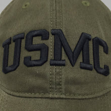 Load image into Gallery viewer, USMC Arch Twill Hat (Olive)