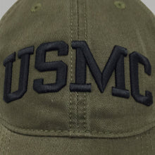Load image into Gallery viewer, USMC ARCH TWILL HAT (OLIVE) 2