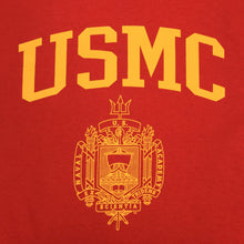 Load image into Gallery viewer, USMC NAVAL ACADEMY CREST T-SHIRT (RED) 2