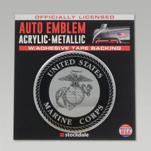 Load image into Gallery viewer, USMC EGA CHROME EMBLEM