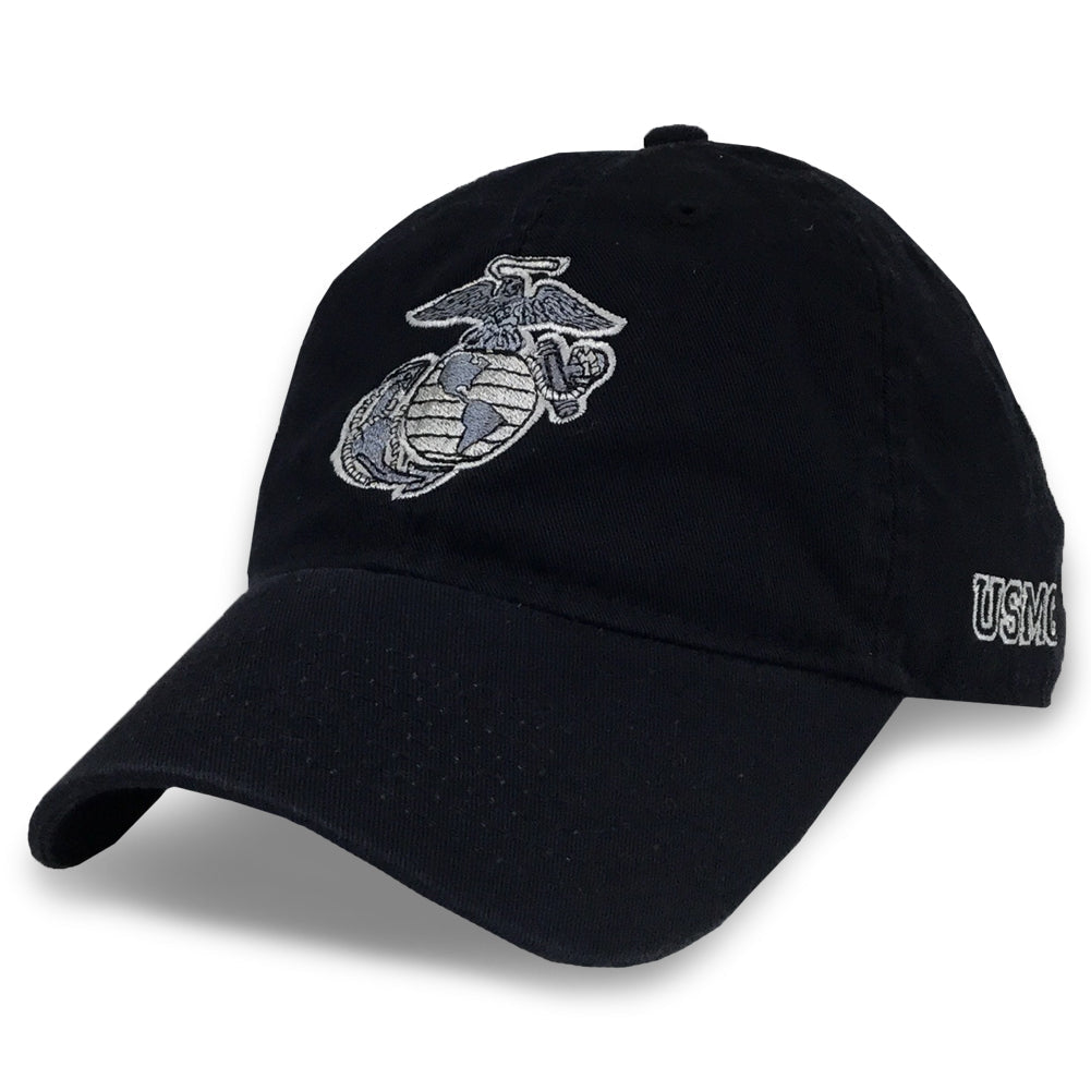 USMC EGA TWILL CAP (BLACK) 5