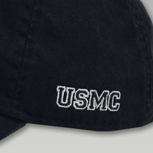 Load image into Gallery viewer, USMC EGA TWILL CAP (BLACK) 3
