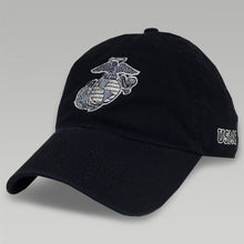 Load image into Gallery viewer, USMC EGA TWILL CAP (BLACK)