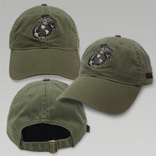 Load image into Gallery viewer, USMC EGA TWILL CAP (MOSS) 1