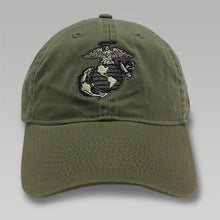 Load image into Gallery viewer, USMC EGA TWILL CAP (MOSS) 2