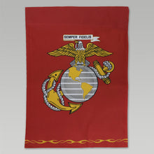Load image into Gallery viewer, USMC GARDEN FLAG 12&quot;X 18&quot;