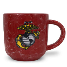 Load image into Gallery viewer, USMC Marbled 17 oz Mug (Red)