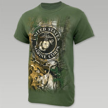Load image into Gallery viewer, USMC SEAL REALTREE CAMO T-SHIRT (GREEN) 1