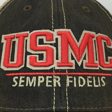 Load image into Gallery viewer, USMC SEMPER FIDELIS TRUCKER HAT (BLACK) 2
