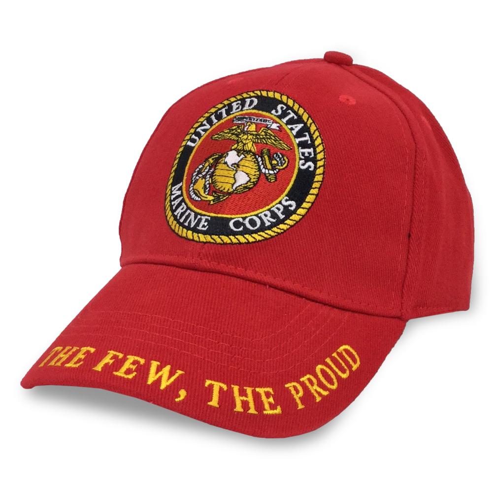 USMC THE FEW THE PROUD HAT (RED) 6