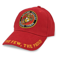 Load image into Gallery viewer, USMC THE FEW THE PROUD HAT (RED) 6