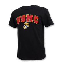 Load image into Gallery viewer, USMC YOUTH ARCH EGA TEE (BLACK)