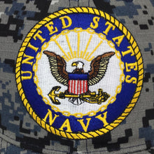 Load image into Gallery viewer, USN LOGO CAMO HAT 4