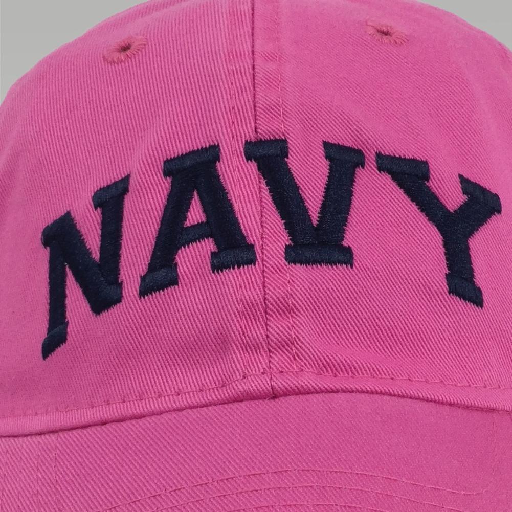 WOMENS NAVY ARCH HAT (PINK) 1
