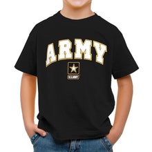 Load image into Gallery viewer, ARMY YOUTH ARCH STAR T-SHIRT (BLACK) 2